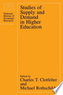 Studies of supply and demand in higher education