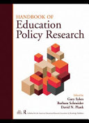 Handbook of education policy research