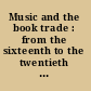 Music and the book trade : from the sixteenth to the twentieth century /