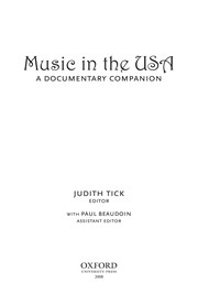 Music in the USA : a documentary companion /