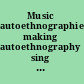 Music autoethnographies making autoethnography sing : making music personal /