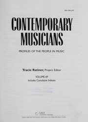 Contemporary musicians. profiles of the people in music /