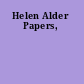 Helen Alder Papers,