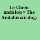 Le Chien andalou = The Andalusian dog.