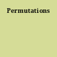 Permutations