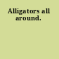 Alligators all around.