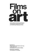 Films on art : a source book /