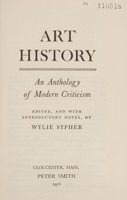 Art history : an anthology of modern criticism /