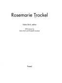 Rosemarie Trockel /