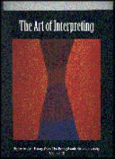 The Art of interpreting /