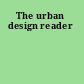 The urban design reader