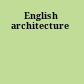 English architecture
