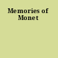 Memories of Monet