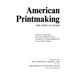 American printmaking : the first 150 years /