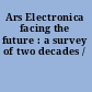 Ars Electronica facing the future : a survey of two decades /