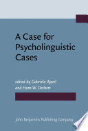 A case for psycholinguistic cases