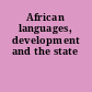 African languages, development and the state