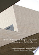 Recent advances in corpus linguistics : developing and exploiting corpora /