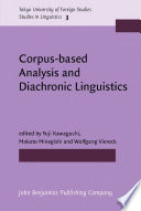 Corpus-based analysis and diachronic linguistics