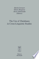 The use of databases in cross-linguistic studies