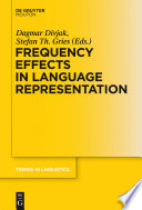 Frequency effects in language representation