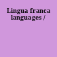 Lingua franca languages /