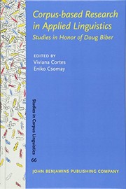Corpus-based research in applied linguistics : studies in honor of Doug Biber /