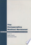 The comparative method reviewed regularity and irregularity in language change /