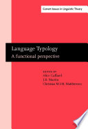 Language typology a functional perspective /