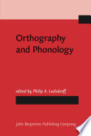 Orthography and phonology