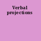 Verbal projections