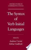 The Syntax of the verb initial languages /