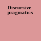 Discursive pragmatics