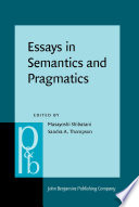 Essays in semantics and pragmatics in honor of Charles J. Fillmore /