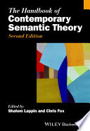 The handbook of contemporary semantic theory /