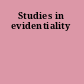 Studies in evidentiality
