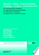 Sprache - kultur - kommunikation : ein internationales Handbuch zu linguistik als Kulturwissenschaft /