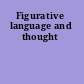 Figurative language and thought