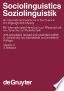 Sociolinguistics an international handbook of the science of language and society /