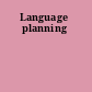Language planning