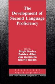 The Development of second language proficiency /