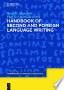 Handbook of second and foreign language writing /