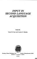Input in second language acquisition /