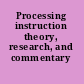 Processing instruction theory, research, and commentary /