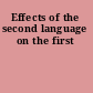 Effects of the second language on the first