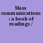 Mass communications : a book of readings /