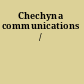 Chechyna communications /