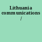 Lithuania communications /