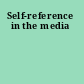 Self-reference in the media