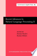 Recent advances in natural language processing II selected papers from RANLP'97 /